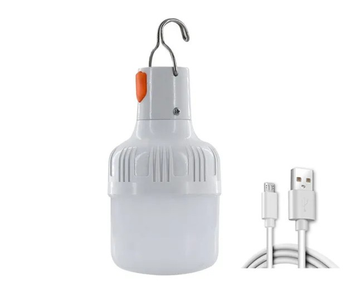 Світлодіодна підвісна лампа акумуляторна з USB і гачком для підвішування 5 В. Білий а0055 фото