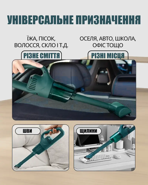 Пылесос аккумуляторный ручной AND XL-1452 27х7х12 см 0010 фото