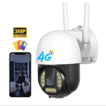 Вулична поворотна IP-камера GSM 4G C15X-H-4G. Програма &ndash; V380 Pro а0080 фото
