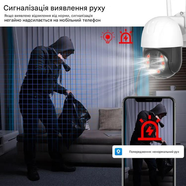 Уличная поворотная IP-камера GSM 4G C15X-H-4G. Программа &ndash; V380 Pro а0080 фото