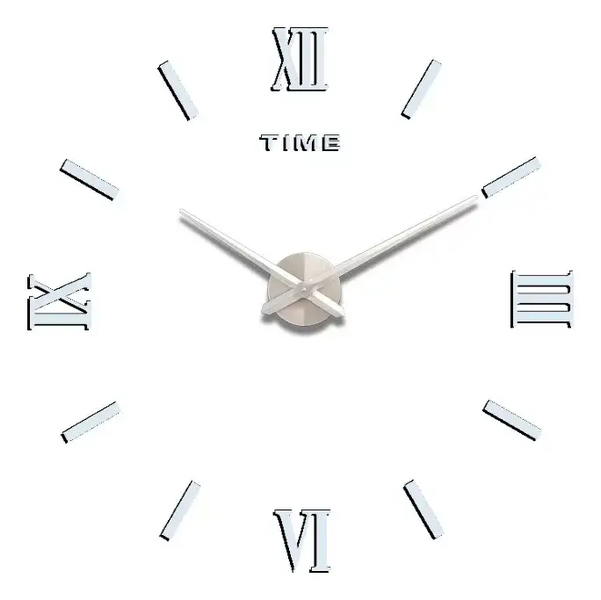 Большие настенные часы Horloge 3D DIY кварц 27/37/47 55 см ЗОЛОТО а0019 фото