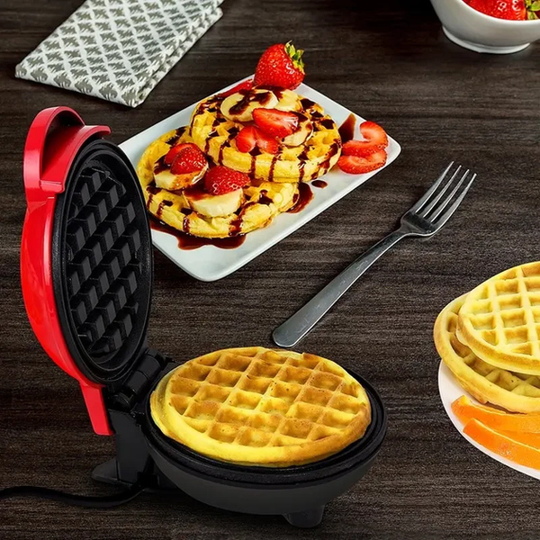 Вафельниця міні для бельгійських вафель Mini Waffle Maker а0088 фото