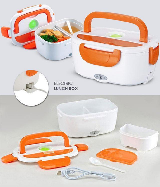 Електричний контейнер для їжі із функцією підігріву Electric lunch boX. д0094 фото