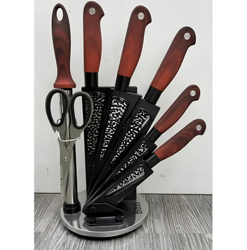 Набір ножів Kitchen knife B12418 на 7 предметів а0037 фото